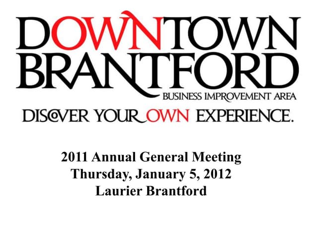 2011 bia agm presentation