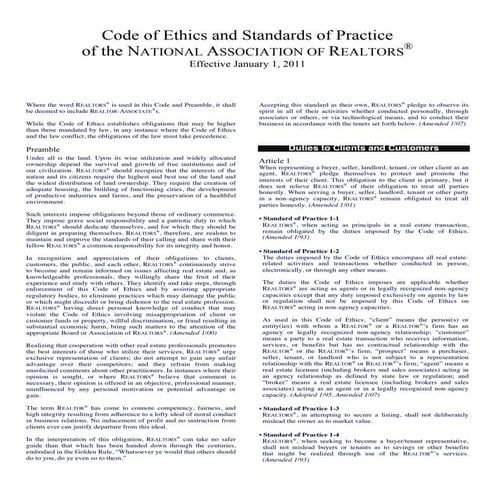 2011 code of ethics | PDF