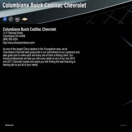 Columbiana Cadillac Buick Chevrolet