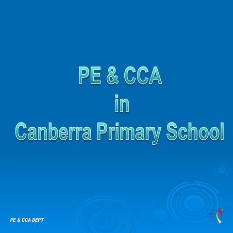 CPS PE & CCA Department 2011-12