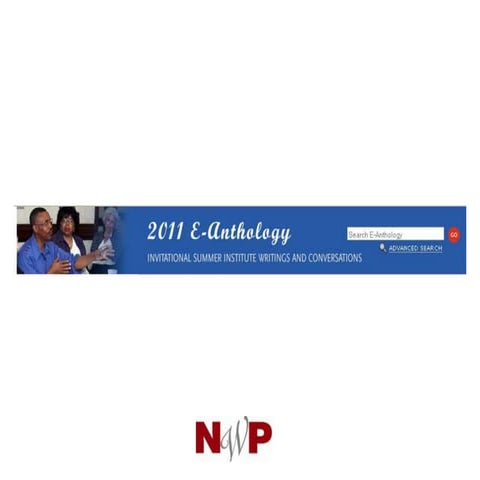 2011 E-Anthology ppt