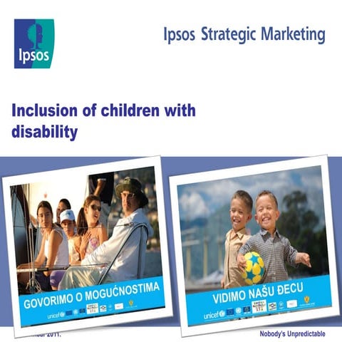 UNICEF Montenegro 2011 - Inclusion of children with disabilities