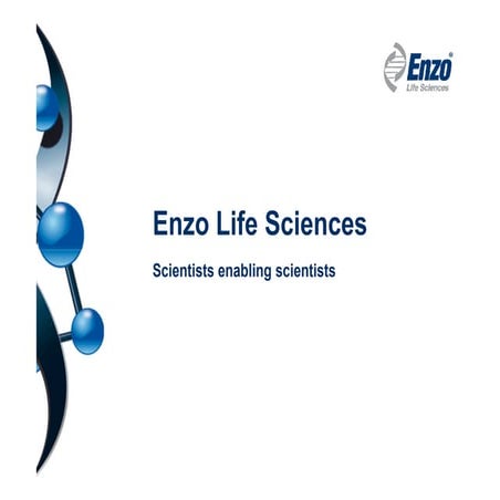 2012  Enzo Life Sciences Capabilities Presentation
