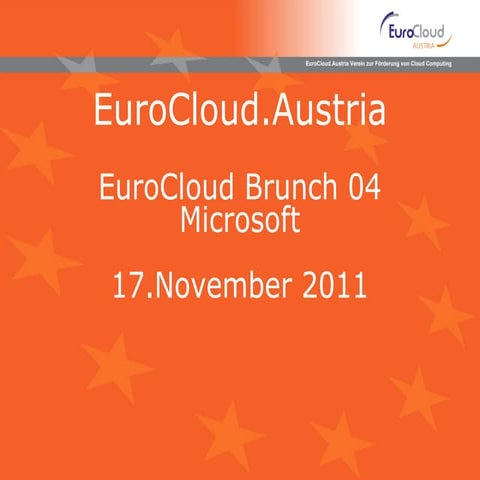2011 euroCloud Austria Brunch 4 Microsoft