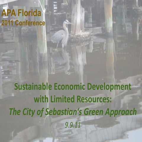 2011 fapa conference presentation  green economic development