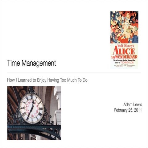 2011 Feb25 Lewis Ieee Time Mgt