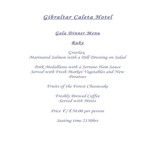 Gala Dinner Menu 2011 gala english