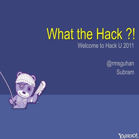 2011 HackU UCSD