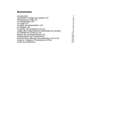 Identité corporative de la JCI