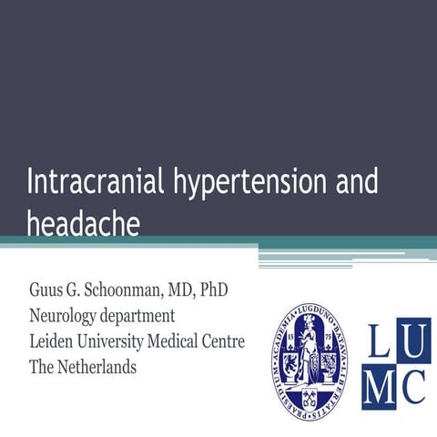 Intracranial hypertension and headache