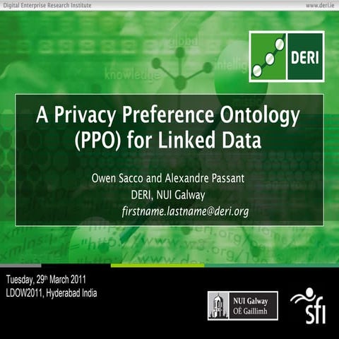 A Privacy Preference Ontology (PPO) for Linked Data