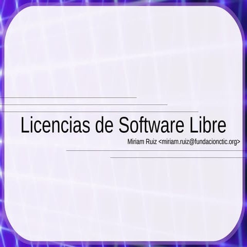 Licencias de Software Libre (2011) | PDF