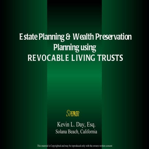 Protect Your Assets Through A Living Trust