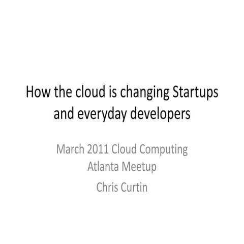 2011 march cloud computing atlanta