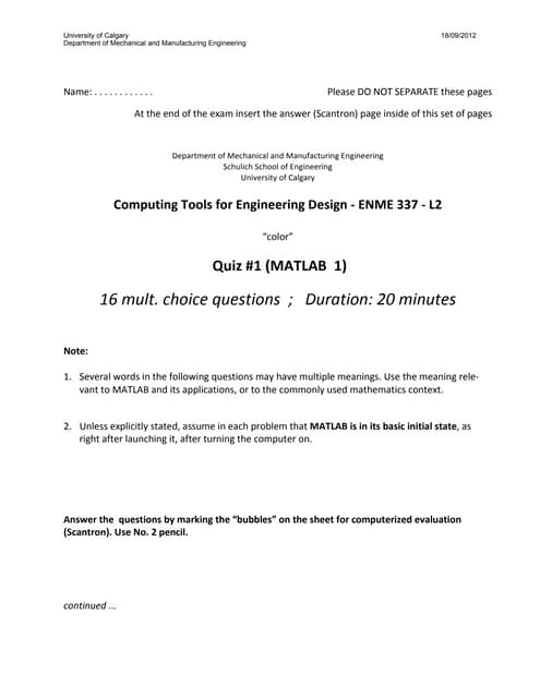 matlab example 