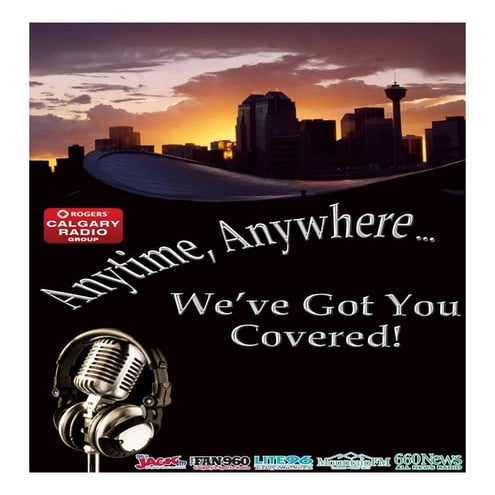 2011 Calgary Radio media kit for JACK, LITE