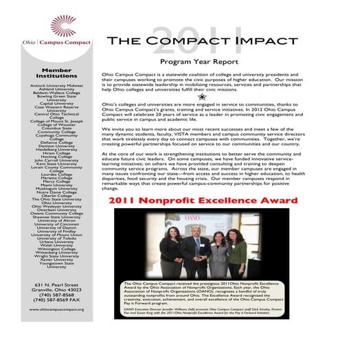 2011 Program Year Report