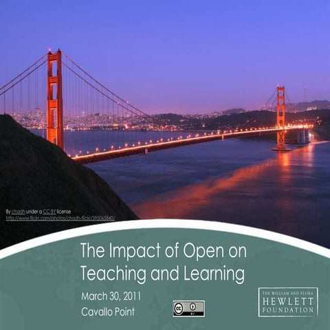 Hewlett Foundation Presentation OER2011 public cc