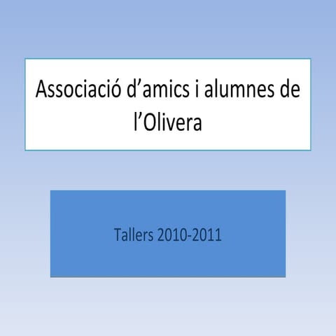 Associació Alumnes i Amics de l'Olivera
