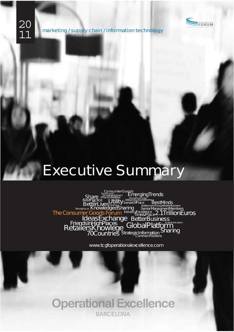 Operational Excellence 2011 Executive Summary