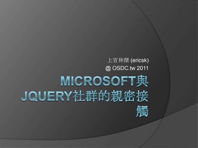 Microsoft and jQuery