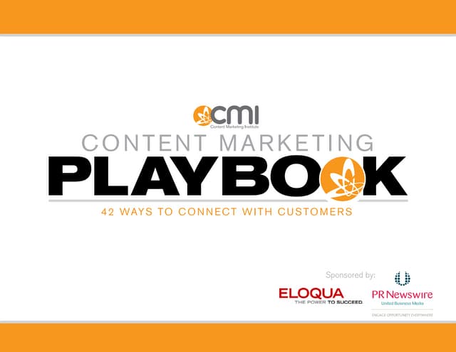 2011 CMI Content Marketing Playbook