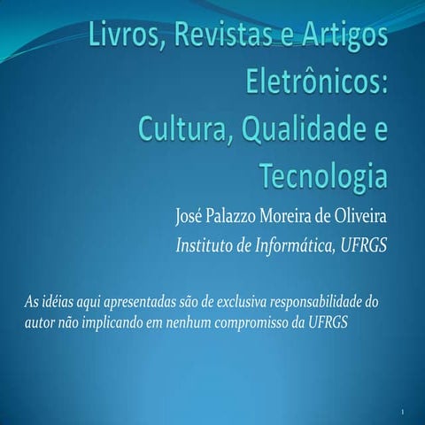 2011 Publicações Eletrônicas