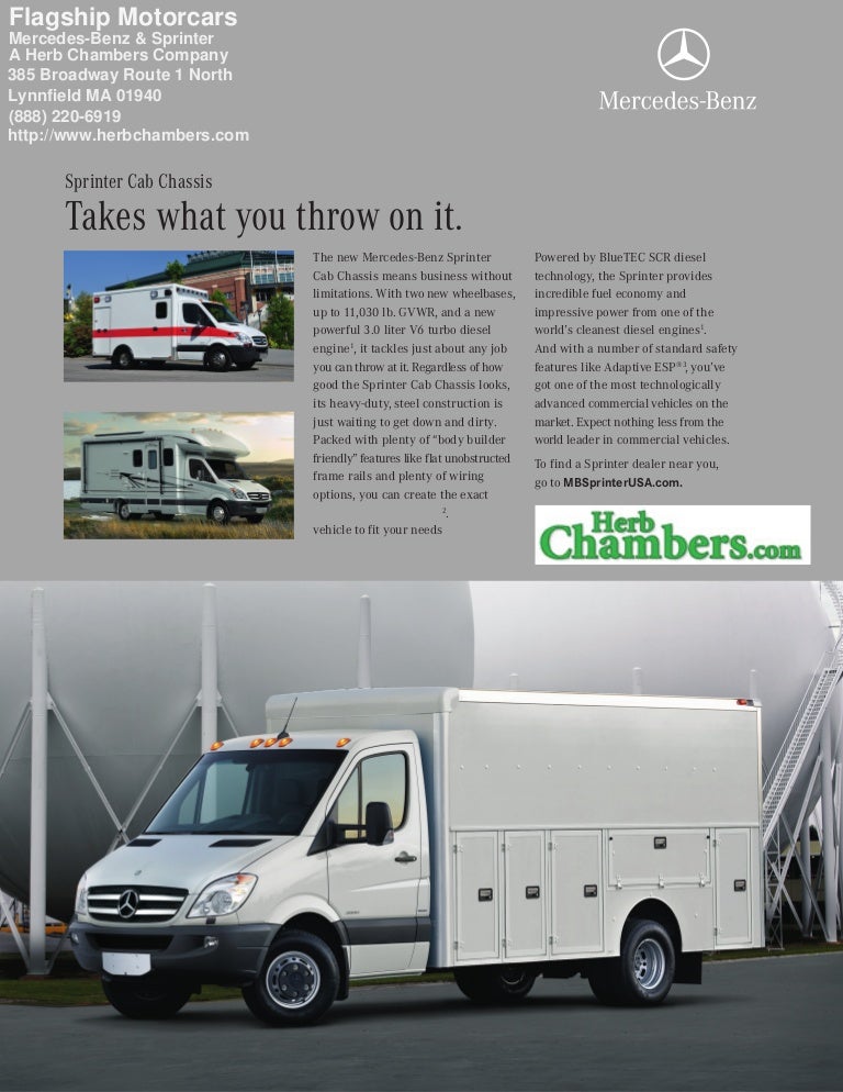 2011 mercedes sprinter 3500