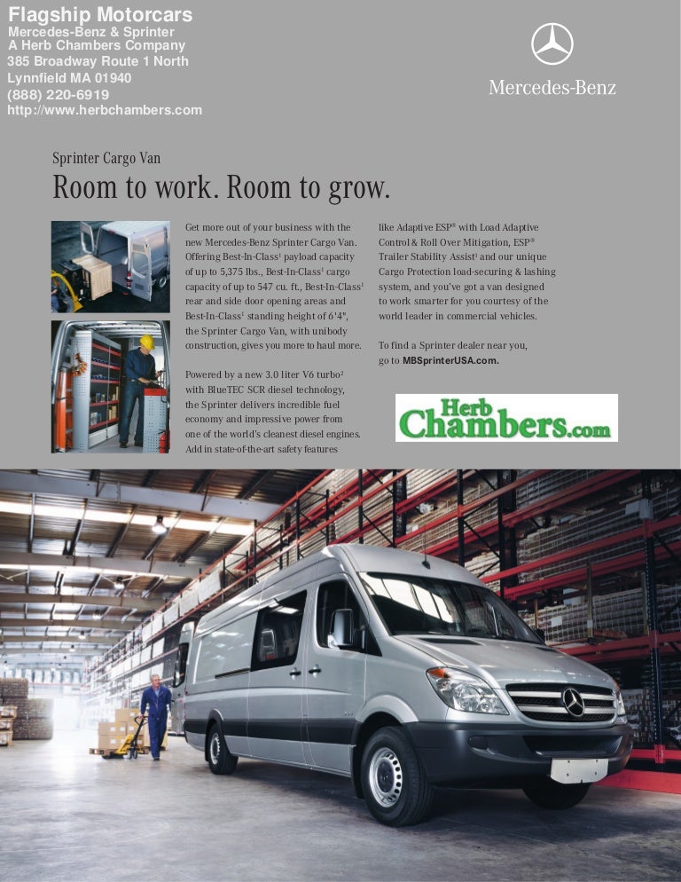 sprinter 3500 payload capacity