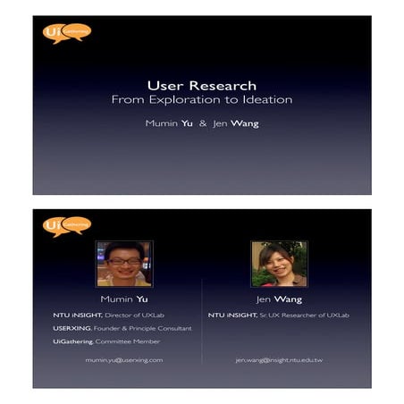 2011 Taiwan UX Summit_Workshop B