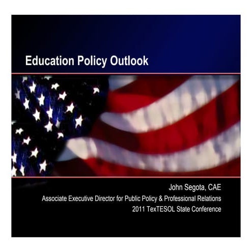 Education Policy Outlook - November 2011