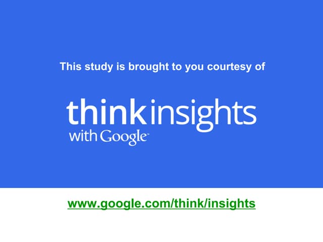Google research about smartphone usage in 2011