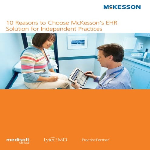 10 Reasons to Choose McKesson’s EHR Solution