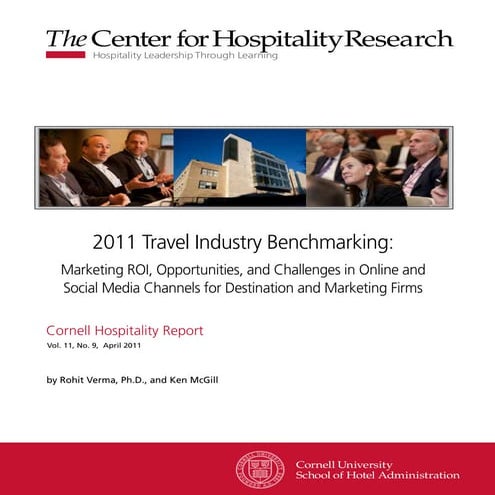 2011 travel industry benchmarking