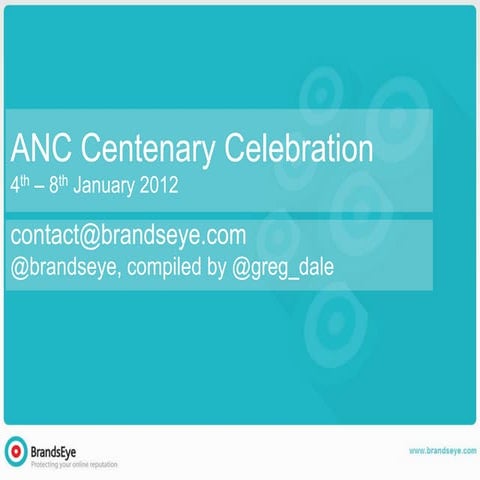 BrandsEye - ANC Centenary Event