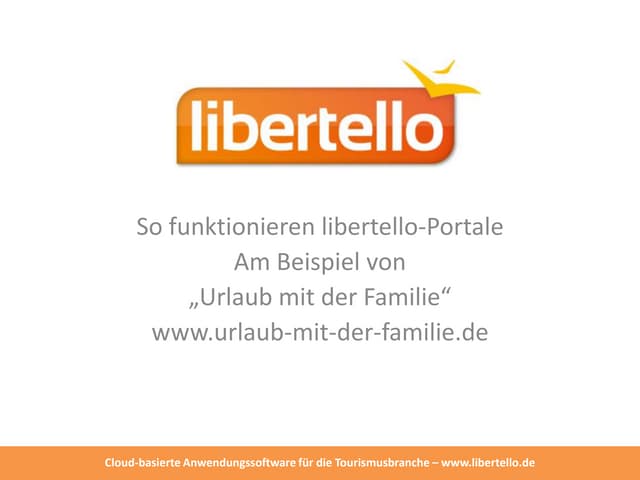 So funktionieren libertello Portale...