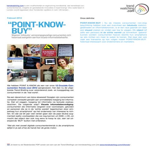 Februari 2012: POINT-KNOW-BUY (NL)