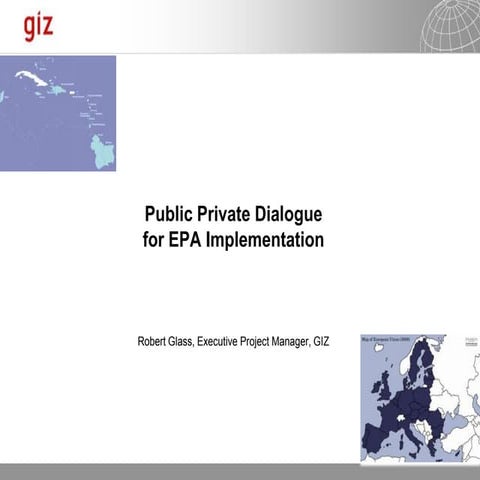 Public Private Dialogue for EPA Implementation