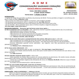 Em meu lugar, o que faria jesus