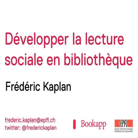 Développer la lecture sociale en bibliothèque