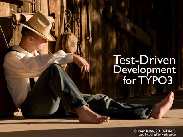 Test-driven Development for TYPO3
