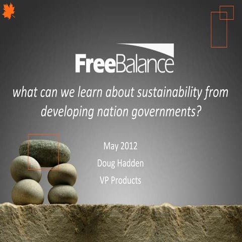2012 05-28 what can we learn about sustainability from developing nation governments