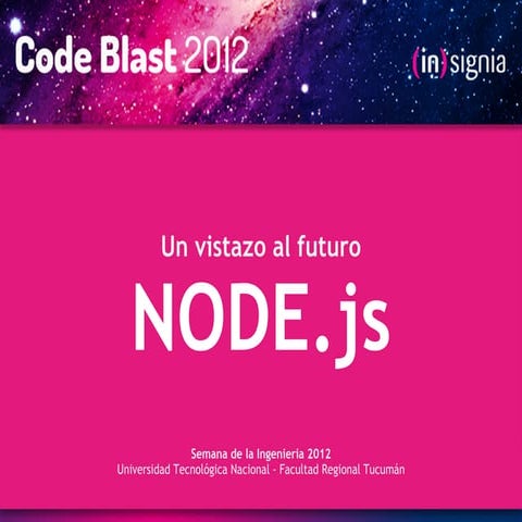 Code Blast 2012 - Node.js