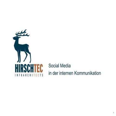 Social Media in der internen Unternehmenskommunikation