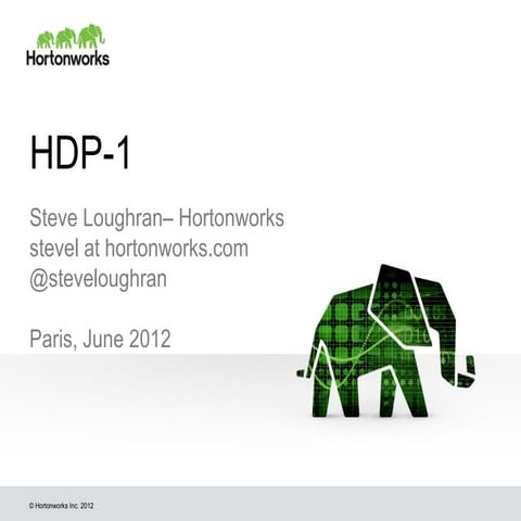 HDP-1 introduction for HUG France