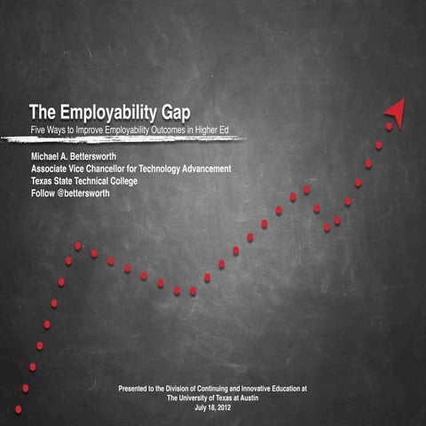 The Employability Gap: Five Ways to Improve Employability Outcomes in Higher Ed