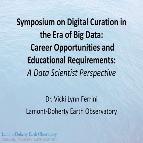 A Data Scientist Perspective on Data Curation in the Digital Era