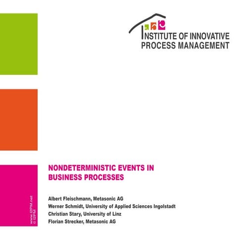 Presentation: Nondeterministic events in business processes