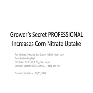 Grower’s Secret PROFESSIONAL Increa...