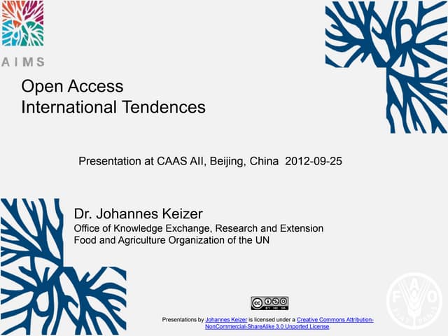 open access in Science